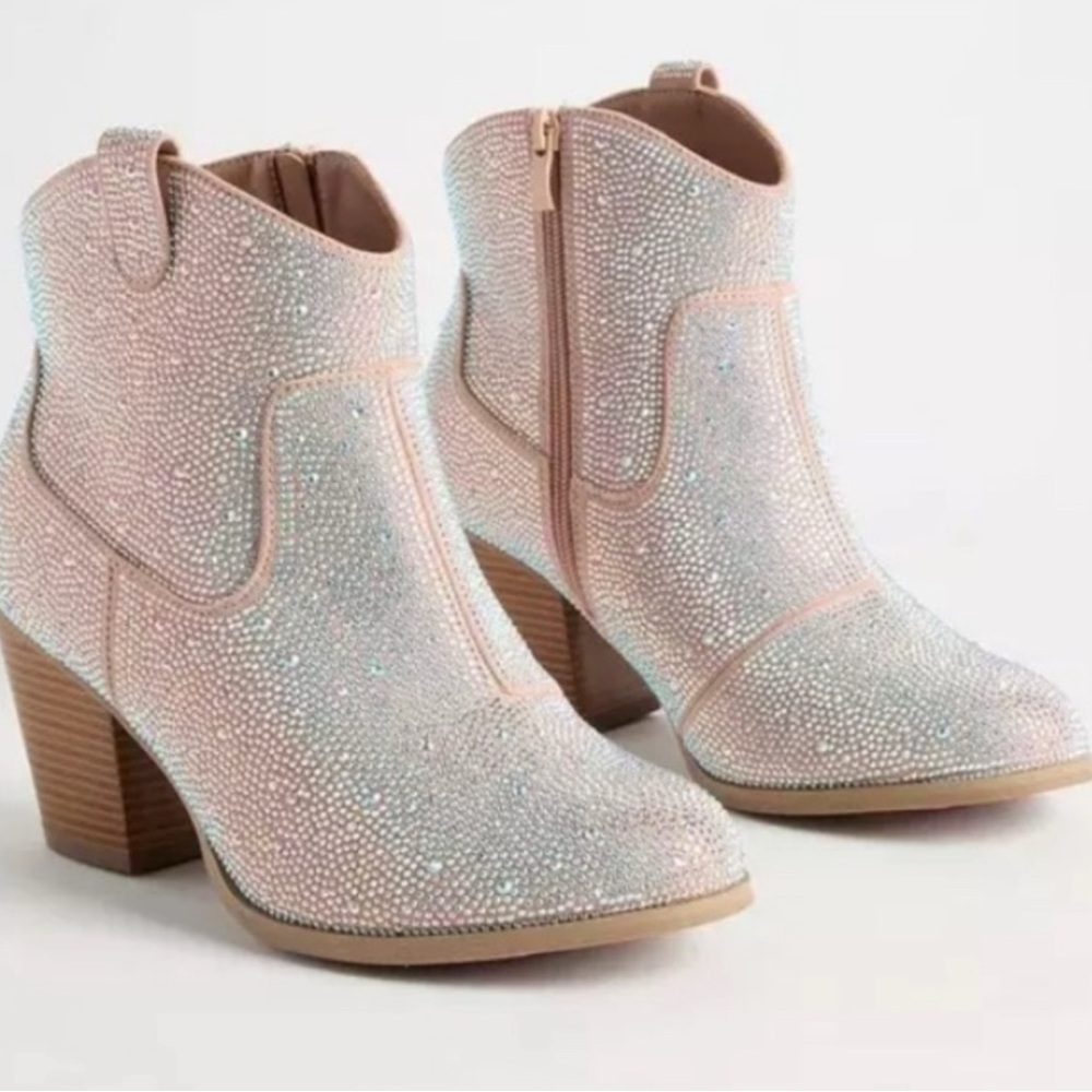 Torrid Sparkly Ankle Boots